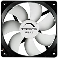 Tacens 3AURAII8- Ventilador Ordenador 8 cm- Ultrasilencioso- Antipolvo- Negro